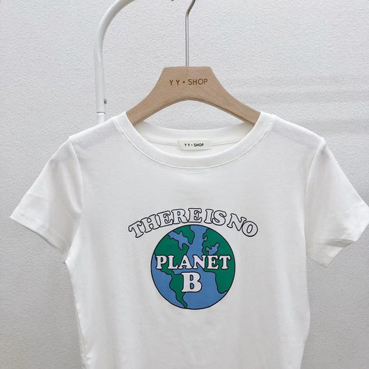Playera Estampada de Algodón Elastizado - Image 2