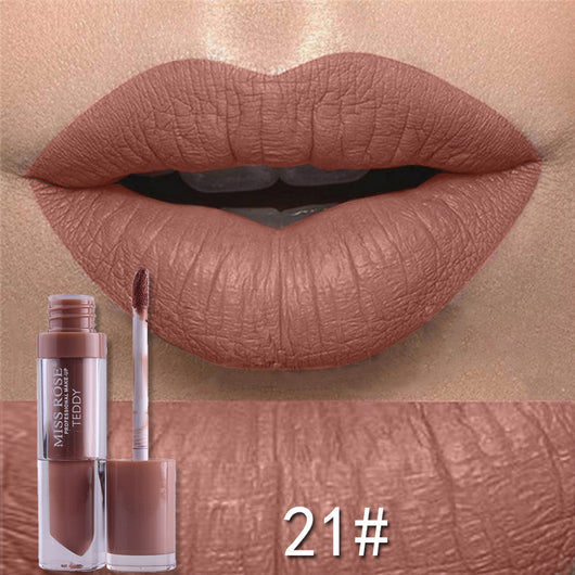 Brillo Labial Mate Larga Duración Anti-Transferencia - Image 35