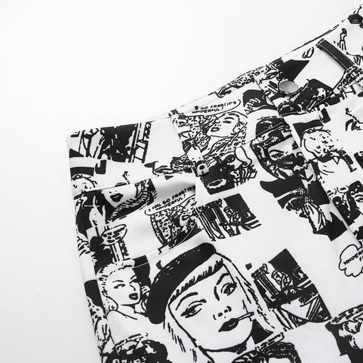 Pantalones Hipster con Estampado Cómics Urbano - Image 18