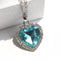 Love Sweater Chain Crystal Heart Titanic Ocean Girl Sky Azul