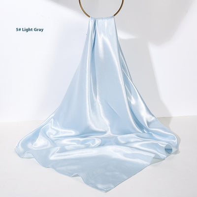 Pañuelo de Seda Artificial 90cm Satinado Brillante - Elegancia Pura - Image 8