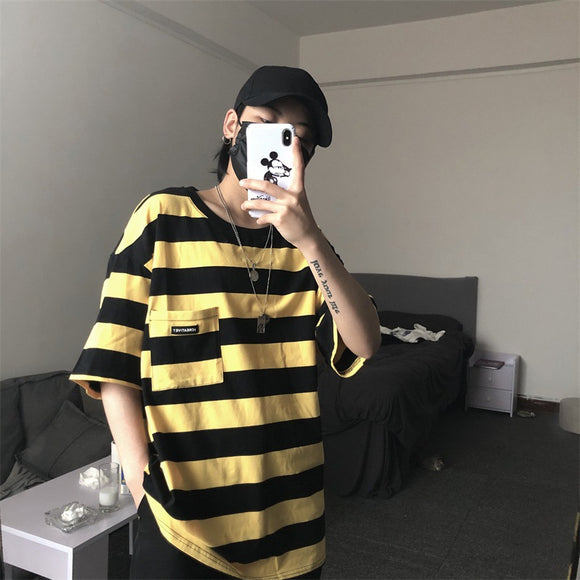 Camiseta de Rayas Manga Corta