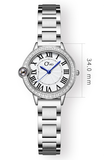 Reloj de Moda para Mujer con Banda de Acero y Micro-grabado de Diamantes - Image 14