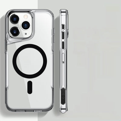 Funda Protectora Magnética Transparente Antiimpactos para Celular - Image 3