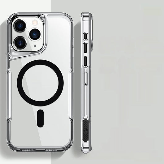 Funda Protectora Magnética Transparente Antiimpactos para Celular - Image 3