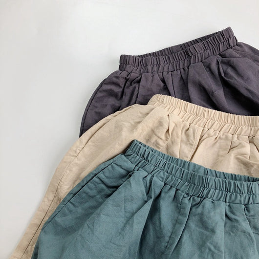 Pantalones de Lino Casual para Niños con Diseño de Rábano - Image 3
