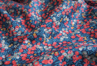 Camisa de Algodón Tana Lawn Liberty London Wilshire Wild Berry - Importación Británica - Image 8