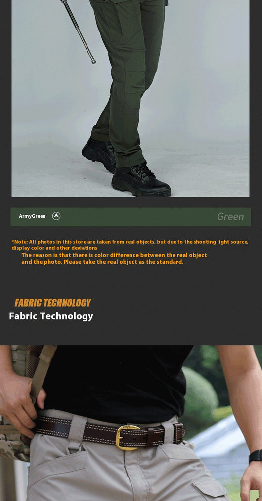 Pantalones Tácticos Transpirables de Secado Rápido con Bolsillos - Image 25