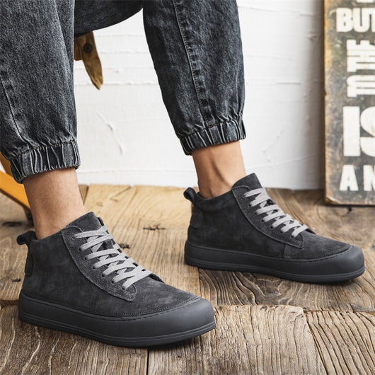 Botas Casuales Martin para Hombre de Cuero Genuino con Suela Gruesa - Image 7