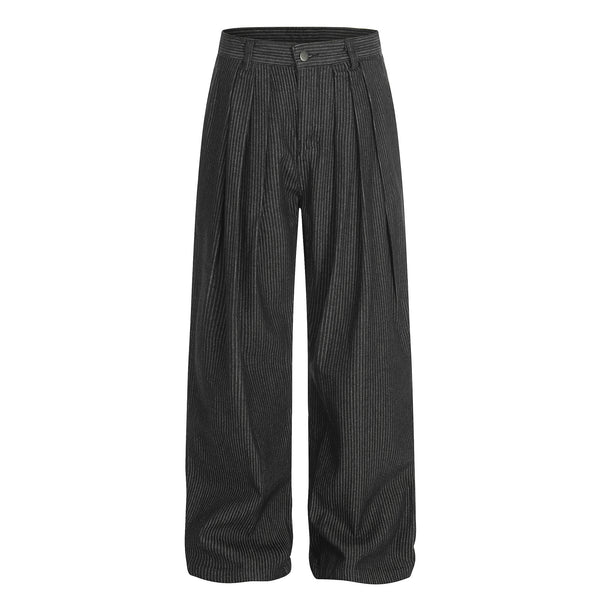 Pantalones Casuales de Corte Recto en Colores Sólidos para Hombre - Image 4