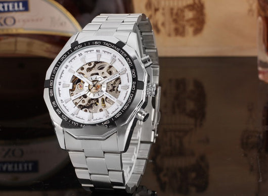 Reloj Automático Winner para Hombre - Acero Inoxidable Resistente - Image 5