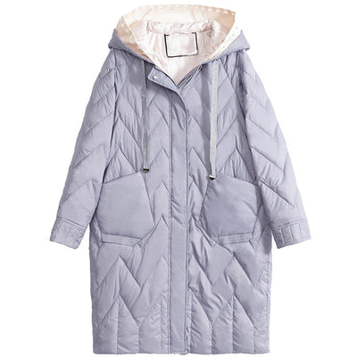 Chaqueta Suelta Cálida de Largo Medio para Mujer - Image 3