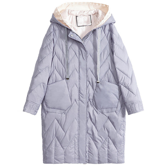 Chaqueta Suelta Cálida de Largo Medio para Mujer - Image 3