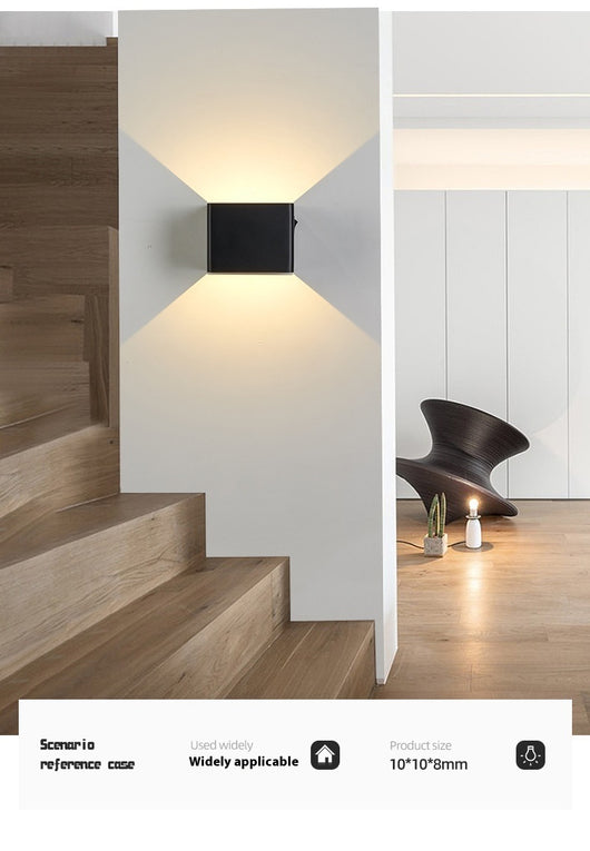 Lámpara de Pared Minimalista para Dormitorio en Aleación - Image 22