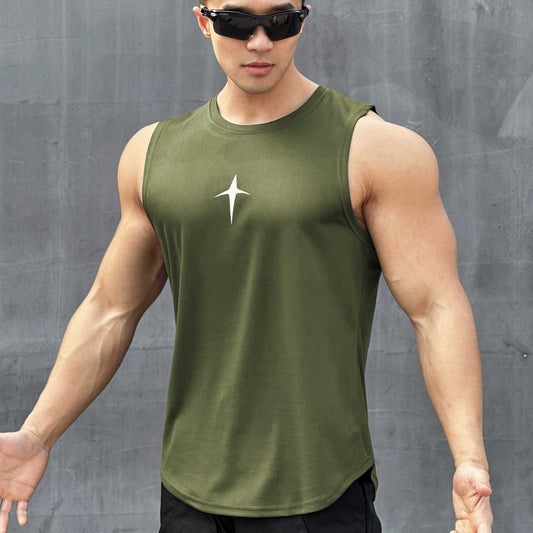Camiseta Ajustada sin Mangas para Hombre - Image 2