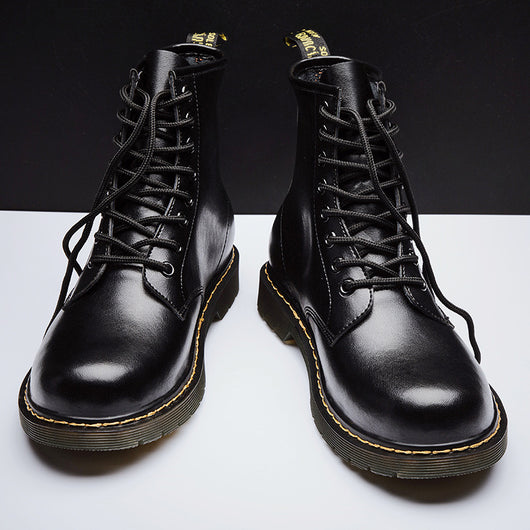 Botas Martin de Cuero Genuino Estilo Británico para Hombre - Image 11