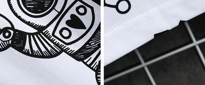 Playera Manga Corta Tendencia para Adolescentes - Image 11