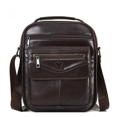 Mochila de Cuero Genuino para Hombre - Diseño Crossover Moderno - Image 8