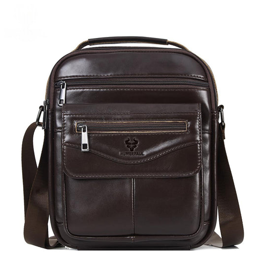 Mochila de Cuero Genuino para Hombre - Diseño Crossover Moderno - Image 8