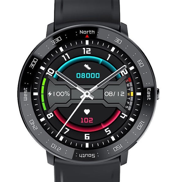 Pulsera Inteligente Deportiva con Monitor de Frecuencia Cardíaca, Presión Arterial y Oxígeno