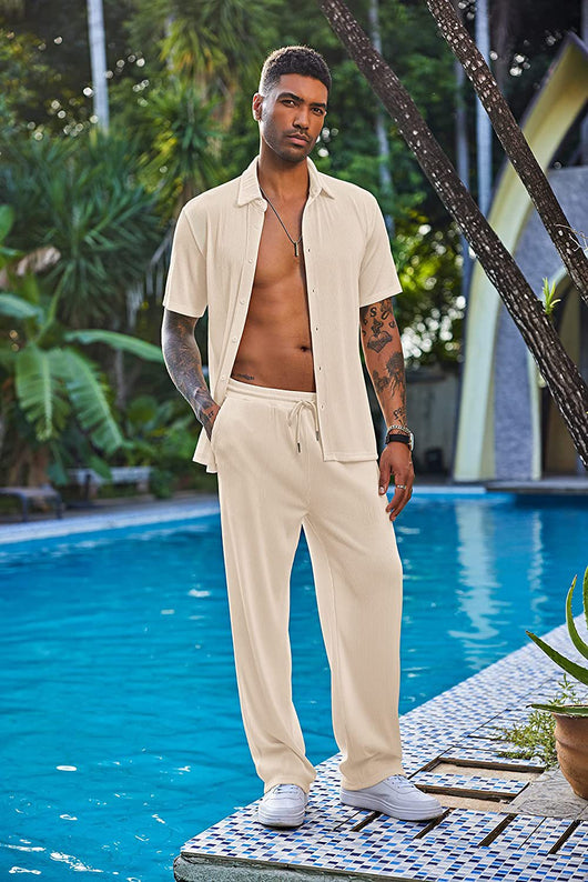 Pantalón Corto Suelto de Ocio - Traje Deportivo Casual - Image 28