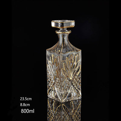 Juego de 2 Copas de Whiskey en Cristal Dorado - Image 16
