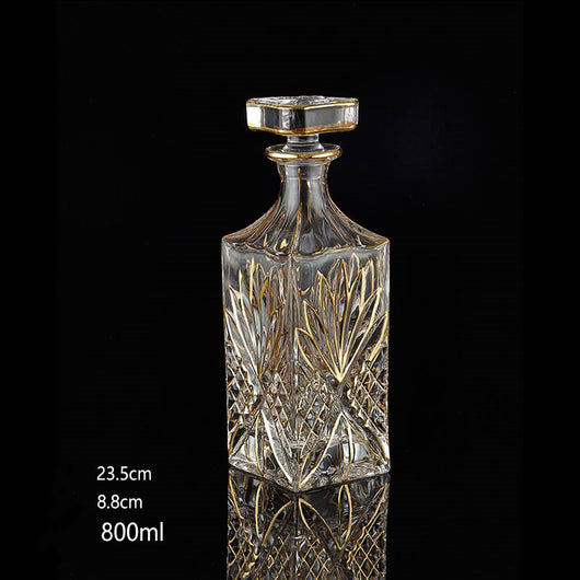 Juego de 2 Copas de Whiskey en Cristal Dorado - Image 16