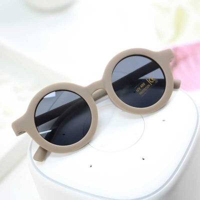 Gafas de Sol Infantiles Retro Coreanas para Bebés 1-5 Años con Protección UV - Image 3