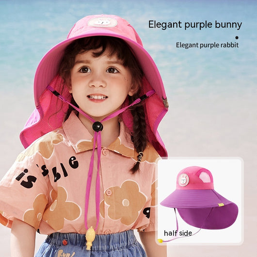 Sombrero de Ala Ancha para Niños - Protección Solar Verano - Image 4