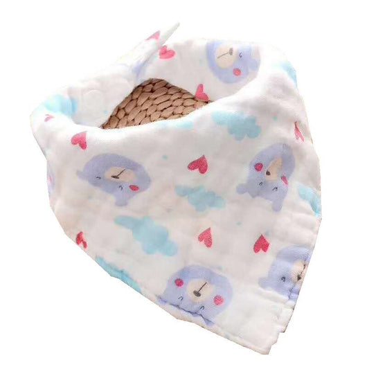 Pañuelo Triangular para Bebé de Seersucker Multicapa de Alta Densidad - Image 5