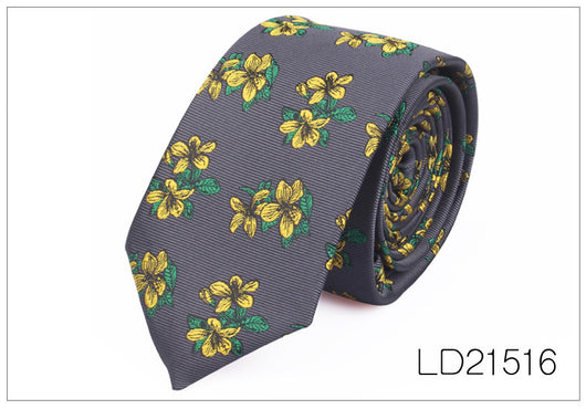 Corbata Casual Moderna con Estampado Floral - Ancho 6cm - Image 17