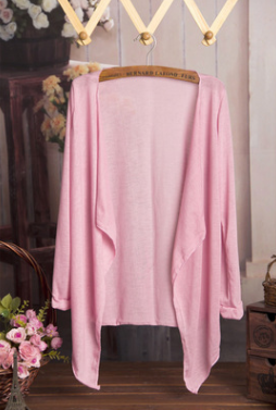 Cardigan Transparente Protección Solar Coreano - Blusa Ligera Playa Mujer - Image 17