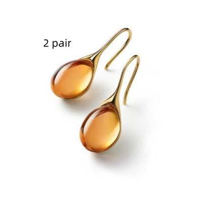 Aretes de Ópalo Incrustado Multicolor - Diseño Europeo para Mujeres Modernas - Image 14