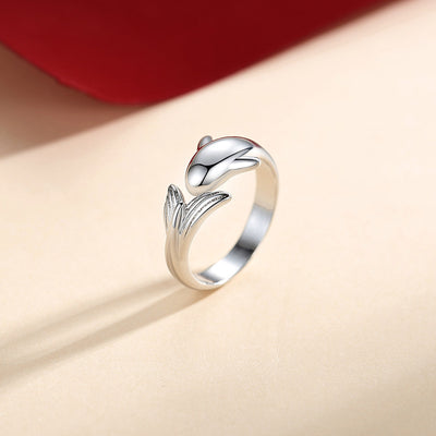 Anillo de Pareja Peces con Diamantes Incrustados - Image 8