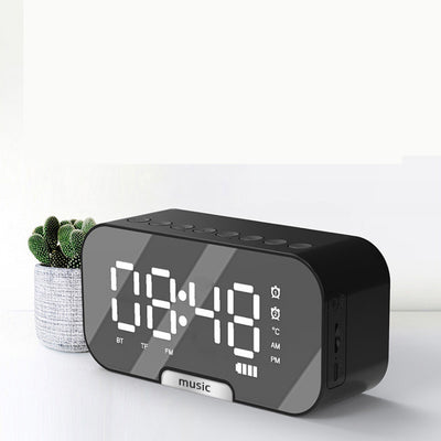 Reloj Despertador con Espejo Portátil