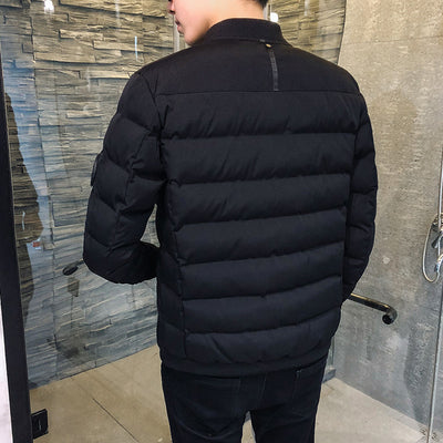 Chaqueta Acolchada con Cuello de Pie para Hombre - Estilo Béisbol - Image 5