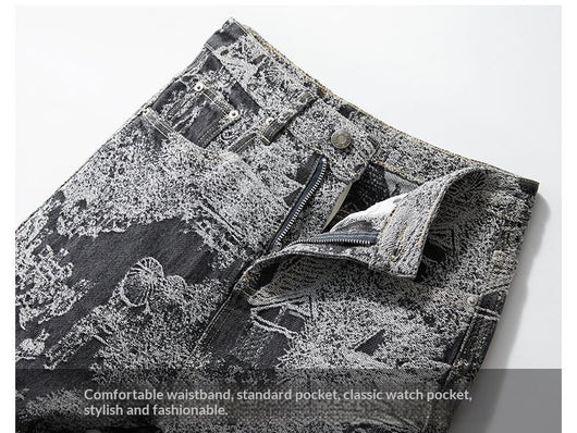 Chaqueta Denim Masculina Texturizada Estilo Americano para Primavera y Otoño - Image 9