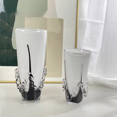 Jarrón de Cristal Blanco Elegancia Clásica - Adorno Decorativo Premium - Image 8