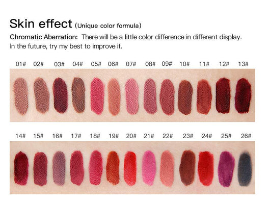 Labial Mate Larga Duración Resistente al Desvanecimiento - Image 37