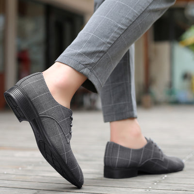 Zapatos de Lona y Cuero - Comodidad Versátil - Image 4