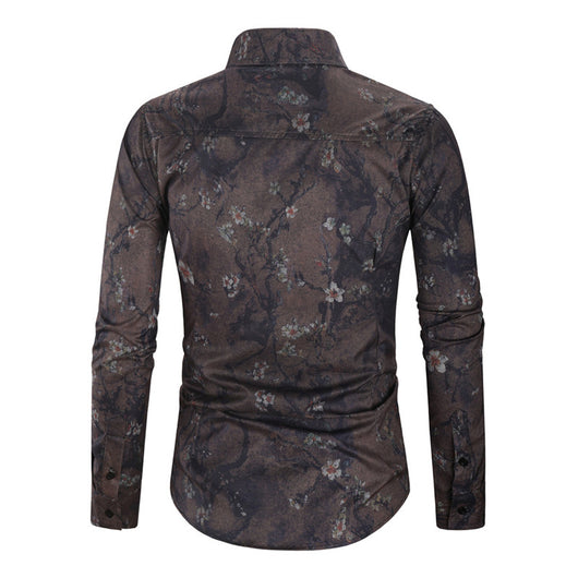 Camisa Estampada Floral Manga Larga - Image 3