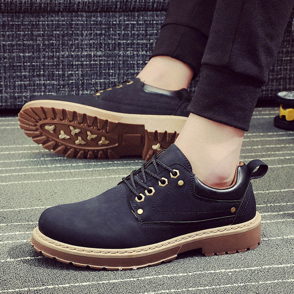Zapatos de Trabajo Estilo Británico para Hombre