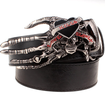 Cinturón de Moda Calavera Cabeza Grande - Image 7