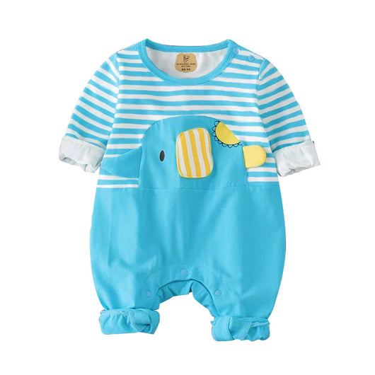 Pelele Infantil con Estampado de Elefante a Rayas - Image 17
