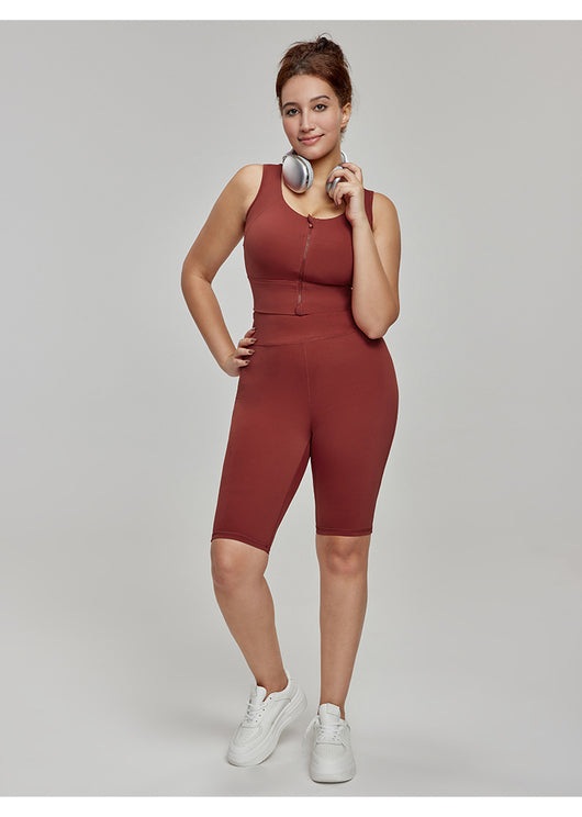Shorts Deportivos Talla Grande Cintura Alta en Nylon - Image 37