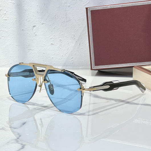 Gafas de Sol Piloto Metal Lujo Ligero - Protección UV Estilo INS - Image 28
