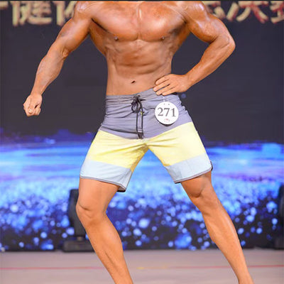 Shorts de Competencia para Fitness y Culturismo Hombre - Image 13