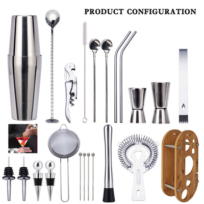Set de Batidora Profesional Boston Acero Inoxidable 23 Piezas - Image 6