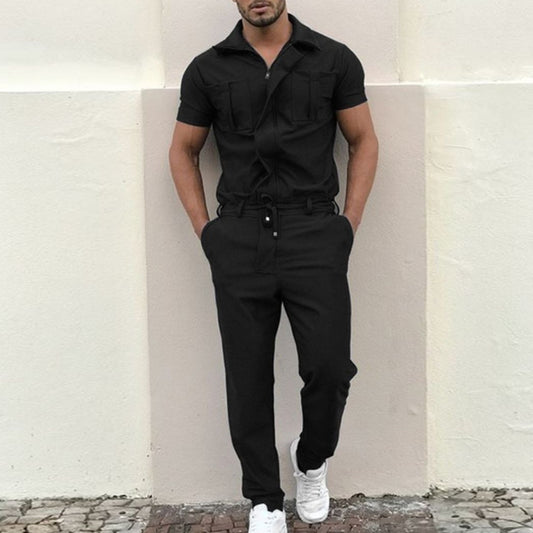 Pantalón Casual Suelto Hombre - Conjunto de Una Pieza
