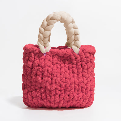 Bolsa Bucket Tejida a Mano para Mujer - Image 6